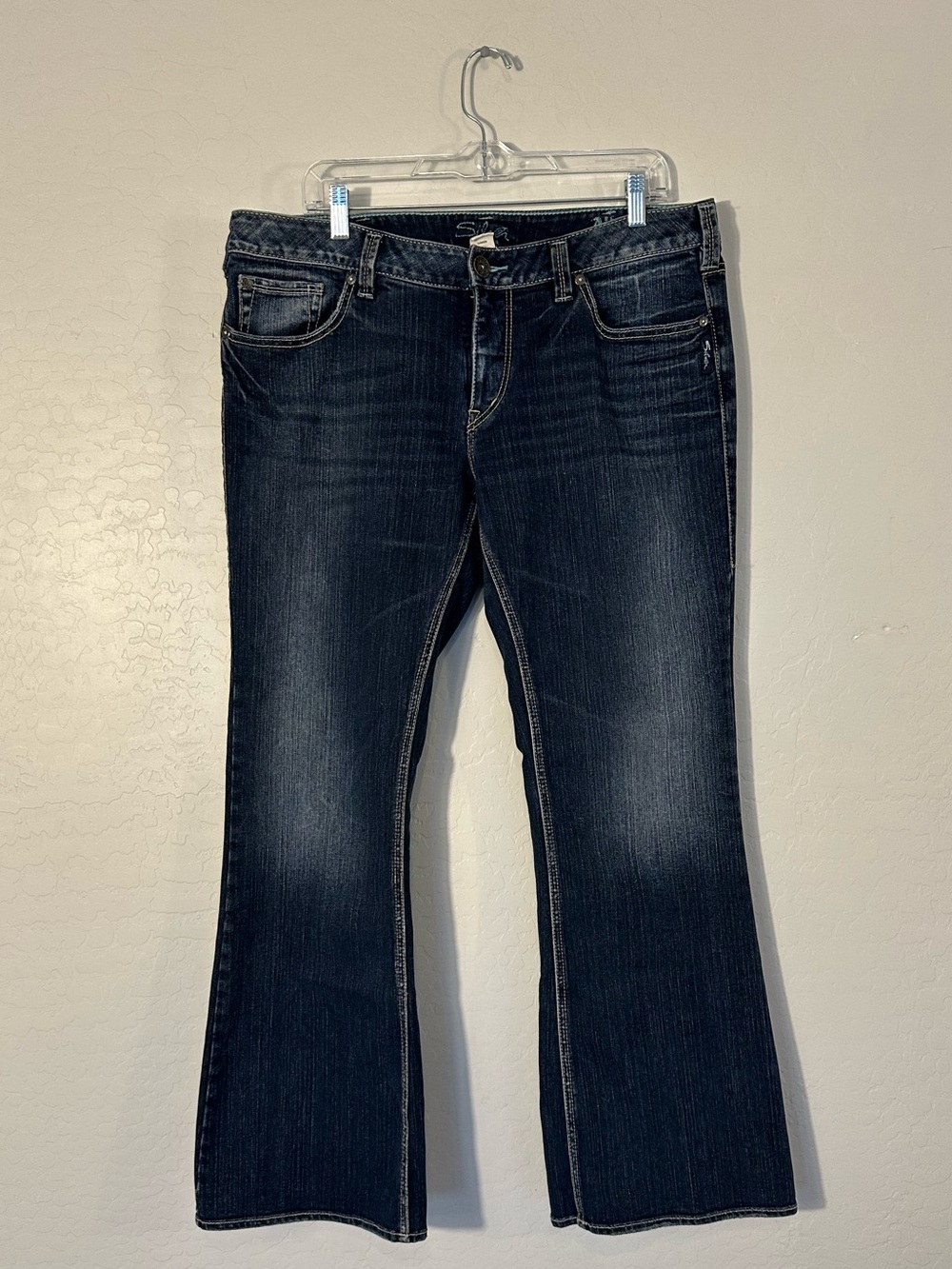 Silver Jeans Women's Dark Wash Flare Jeans
